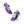 Load image into Gallery viewer, Genderqueer Pride Colors Modern Purple Athletic Shoes - Women Sizes
