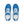 Cargar imagen en el visor de la galería, Intersex Pride Colors Modern Blue Athletic Shoes - Women Sizes
