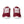 Carica l&#39;immagine nel Visualizzatore galleria, Lesbian Pride Colors Modern Burgundy Athletic Shoes - Women Sizes
