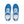 Laden Sie das Bild in den Galerie-Viewer, Non-Binary Pride Colors Modern Blue Athletic Shoes - Women Sizes
