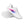 Load image into Gallery viewer, Omnisexual Pride Colors Modern White Athletic Shoes - Women Sizes
