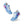 Carica l&#39;immagine nel Visualizzatore galleria, Omnisexual Pride Colors Modern Blue Athletic Shoes - Women Sizes

