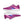 Laden Sie das Bild in den Galerie-Viewer, Omnisexual Pride Colors Modern Violet Athletic Shoes - Women Sizes
