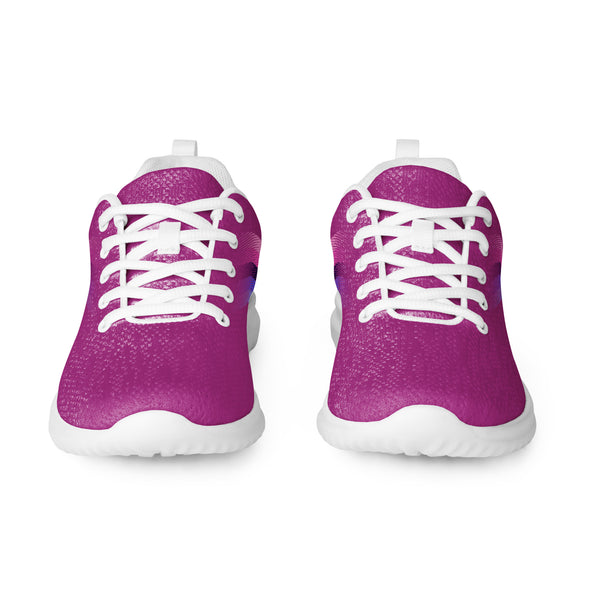 Omnisexual Pride Colors Modern Violet Athletic Shoes - Women Sizes