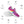 Cargar imagen en el visor de la galería, Pansexual Pride Colors Modern Purple Athletic Shoes - Women Sizes
