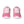 Carica l&#39;immagine nel Visualizzatore galleria, Pansexual Pride Colors Modern Pink Athletic Shoes - Women Sizes
