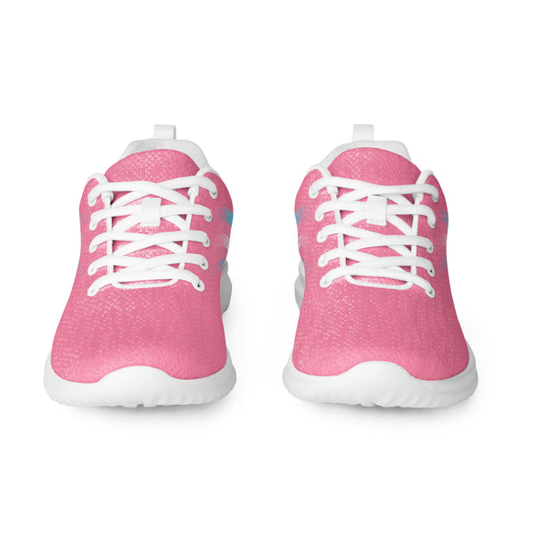 Transgender Pride Colors Modern Pink Athletic Shoes - Women Sizes