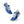 Load image into Gallery viewer, Transgender Pride Colors Modern Navy Athletic Shoes - Women Sizes
