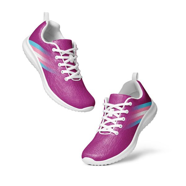 Transgender Pride Colors Modern Violet Athletic Shoes - Women Sizes