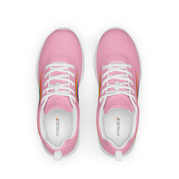 Original Gay Pride Colors Pink Athletic Shoes - Women Sizes