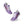 Load image into Gallery viewer, Original Gay Pride Colors Purple Athletic Shoes - Women Sizes
