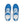 Load image into Gallery viewer, Original Gay Pride Colors Blue Athletic Shoes - Women Sizes
