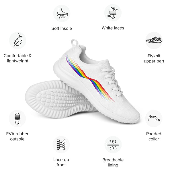 Rainbow Pride Athletic Shoes