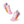 Laden Sie das Bild in den Galerie-Viewer, Gay Pride Colors Original Pink Athletic Shoes - Women Sizes
