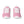 Cargar imagen en el visor de la galería, Gay Pride Colors Original Pink Athletic Shoes - Women Sizes
