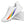 Cargar imagen en el visor de la galería, Gay Pride Colors Original White Athletic Shoes - Women Sizes
