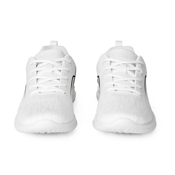 Original Agender Pride Colors White Athletic Shoes