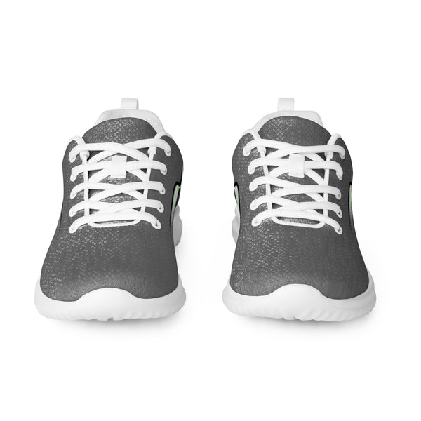 Original Agender Pride Colors Gray Athletic Shoes - Women Sizes