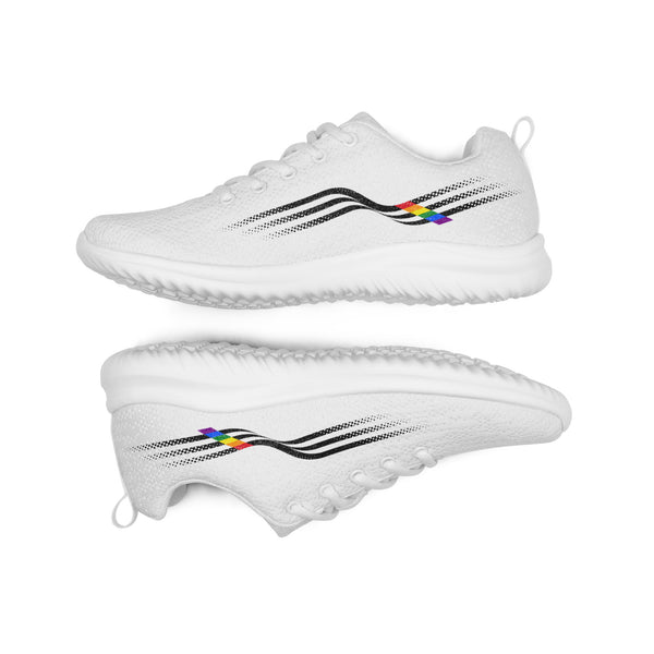 Original Ally Pride Colors White Athletic Shoes - Women Sizes