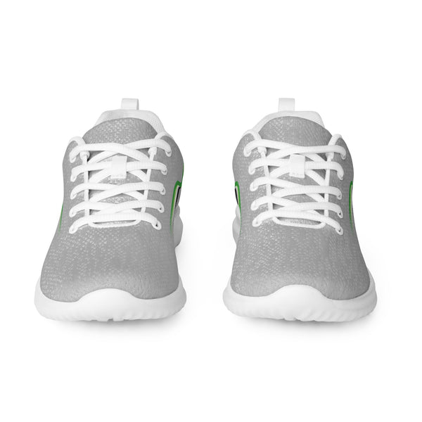 Original Aromantic Pride Colors Gray Athletic Shoes