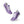 Load image into Gallery viewer, Original Asexual Pride Colors Purple Athletic Shoes - Women Sizes
