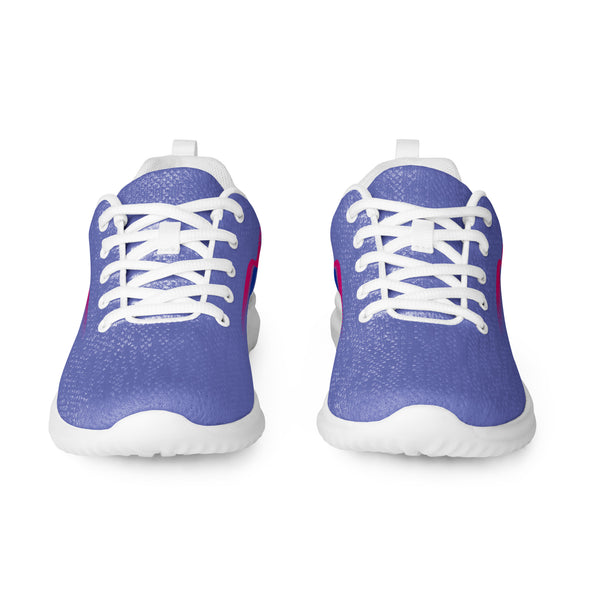 Original Bisexual Pride Colors Blue Athletic Shoes - Women Sizes
