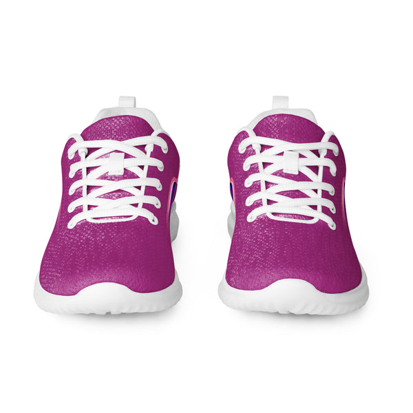 Original Genderfluid Pride Colors Violet Athletic Shoes - Women Sizes