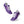 Cargar imagen en el visor de la galería, Original Genderfluid Pride Colors Purple Athletic Shoes - Women Sizes
