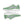 Load image into Gallery viewer, Original Genderqueer Pride Colors Green Athletic Shoes - Women Sizes
