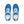 Cargar imagen en el visor de la galería, Original Intersex Pride Colors Blue Athletic Shoes - Women Sizes
