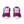 Carregar imagem no visualizador da galeria, Original Lesbian Pride Colors Purple Athletic Shoes - Women Sizes
