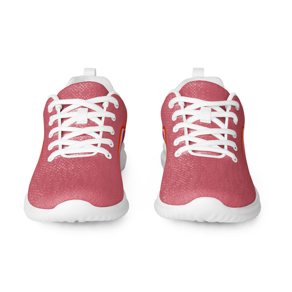 Original Lesbian Pride Colors Pink Athletic Shoes - Women Sizes