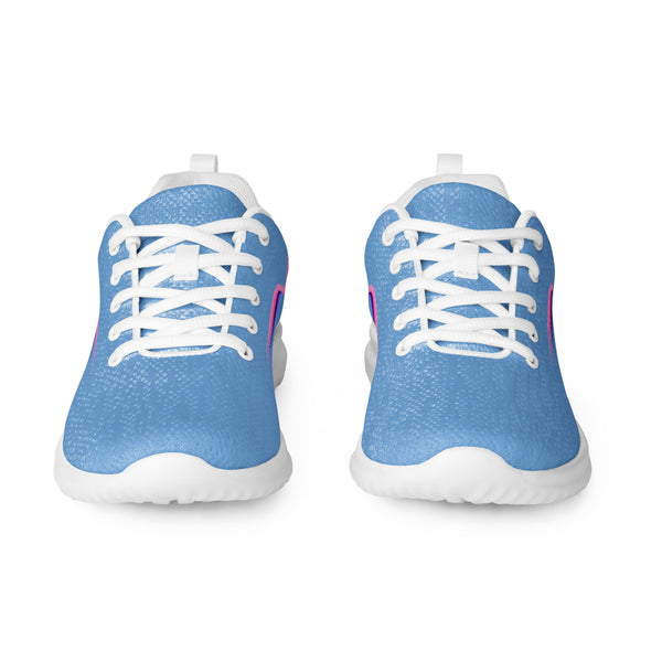 Original Omnisexual Pride Colors Blue Athletic Shoes - Women Sizes