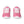 Laden Sie das Bild in den Galerie-Viewer, Original Pansexual Pride Colors Pink Athletic Shoes - Women Sizes
