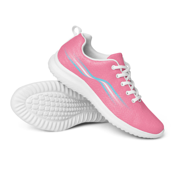 Original Transgender Pride Colors Pink Athletic Shoes - Women Sizes