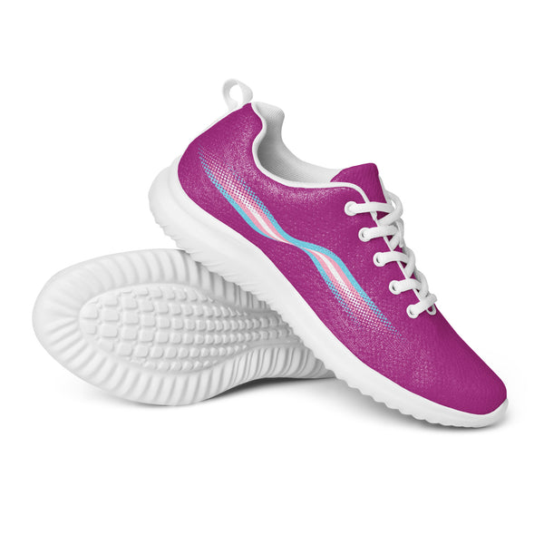 Original Transgender Pride Colors Violet Athletic Shoes - Women Sizes