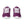 Cargar imagen en el visor de la galería, Lesbian Pride Colors Original Purple Athletic Shoes
