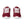 Load image into Gallery viewer, Lesbian Pride Colors Original Burgundy Athletic Shoes
