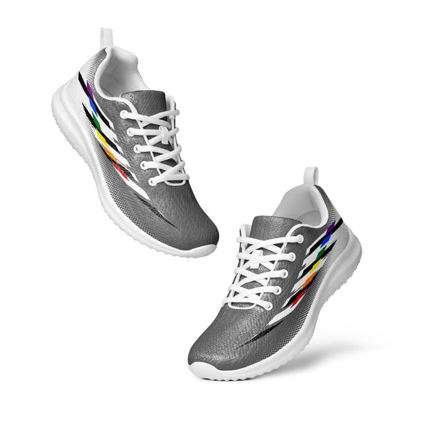 Ally Pride Modern Gray Athletic Shoes