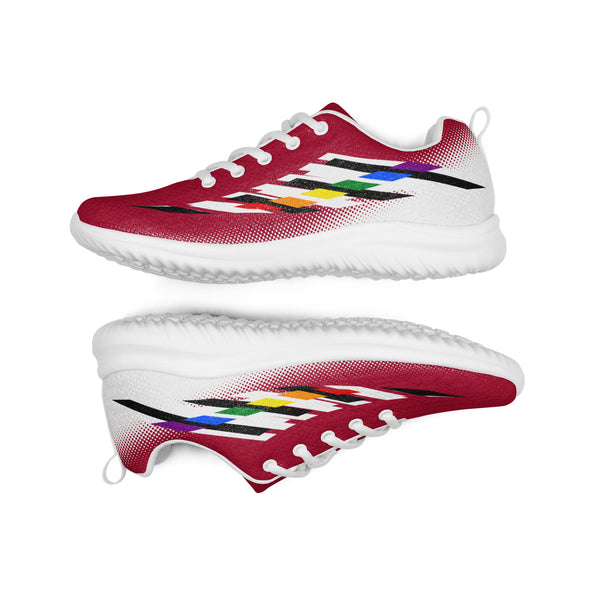 Ally Pride Modern Red Athletic Shoes