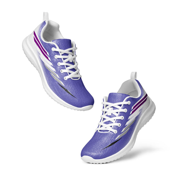 Asexual Pride Modern Blue Athletic Shoes