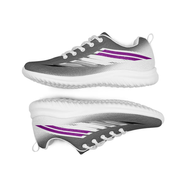 Asexual Pride Modern Gray Athletic Shoes