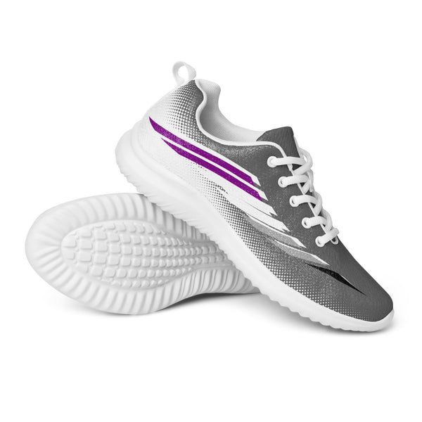 Asexual Pride Modern Gray Athletic Shoes