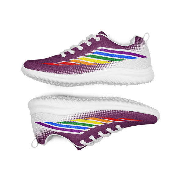 Gay Pride Modern Purple Athletic Shoes