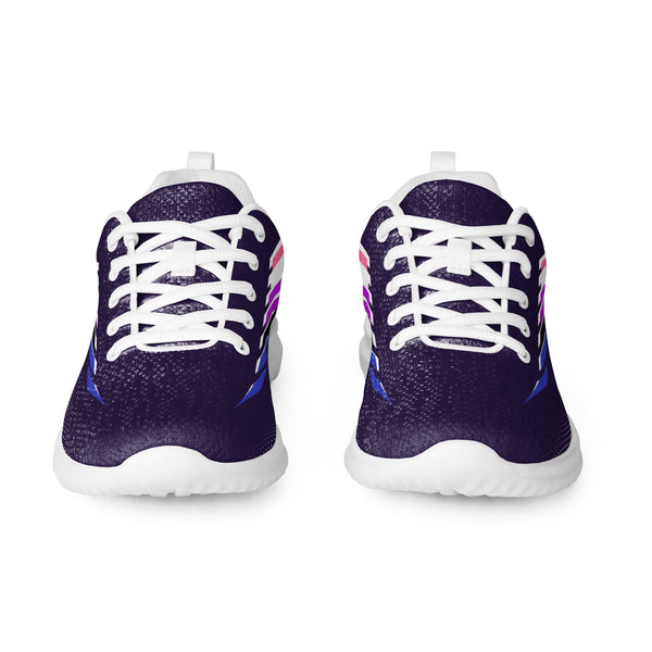 Genderfluid Pride Modern Navy Athletic Shoes