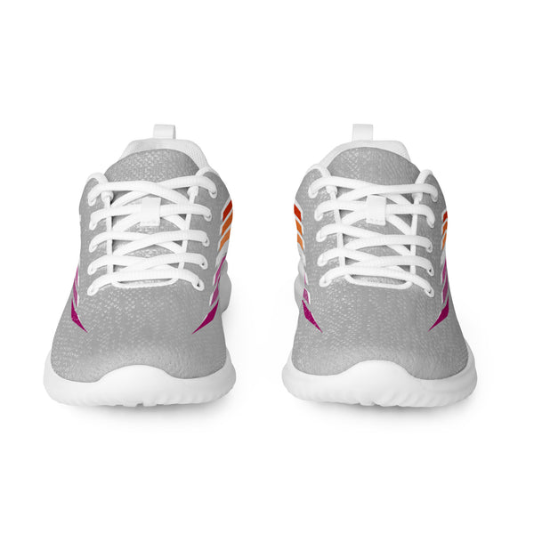 Lesbian Pride Modern Gray Athletic Shoes