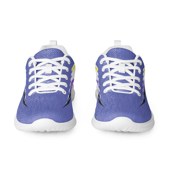 Non-Binary Pride Modern Blue Athletic Shoes