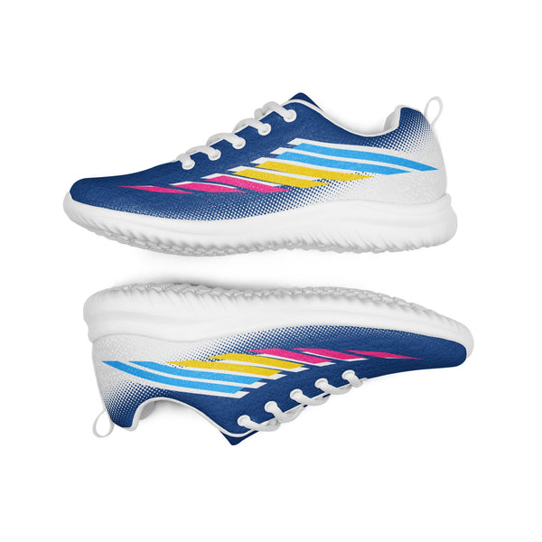 Pansexual Pride Modern Blue Athletic Shoes