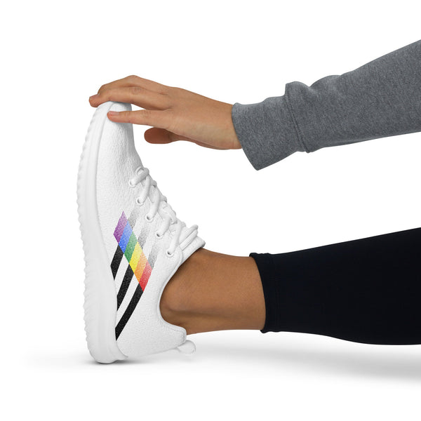 Ally Pride Modern White Sneakers