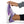 Cargar imagen en el visor de la galería, Asexual Pride Colors Modern Purple Athletic Shoes - Women Sizes
